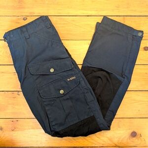 Fjallraven Men's Vidda Pro Trousers Size Medium regular Blue Gray w Black Detail